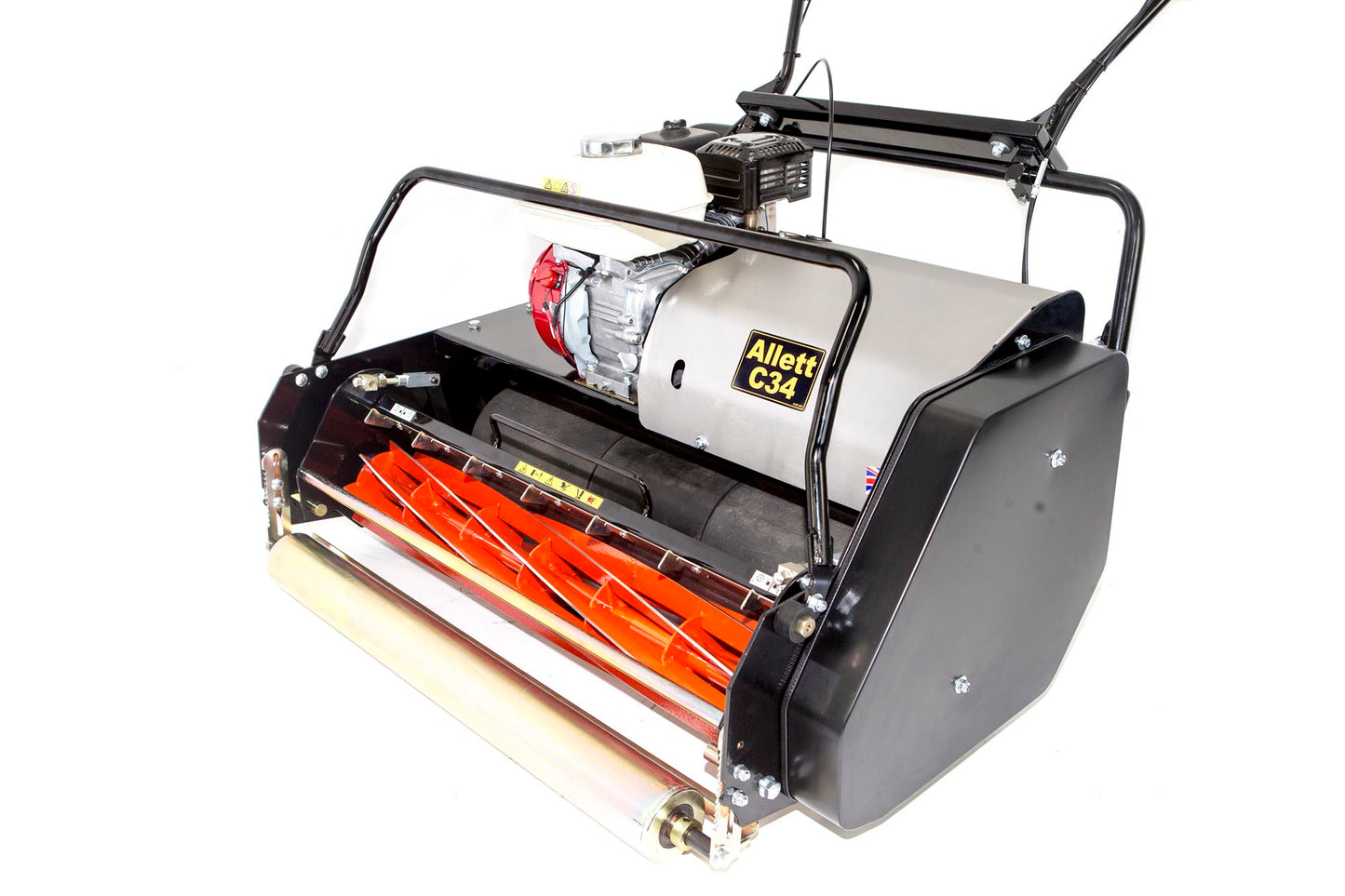 Allett C34 Cylinder Mower (Power-unit with Grassbox)