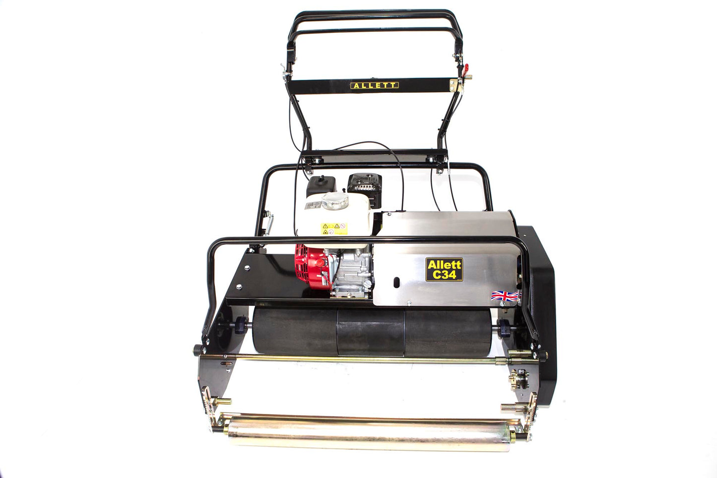 Allett C34 Cylinder Mower (Power-unit with Grassbox)